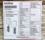 Brother PT-P300BT P-Touch Cube Etikettendrucker - Hinweis auf das richtige Netzteil